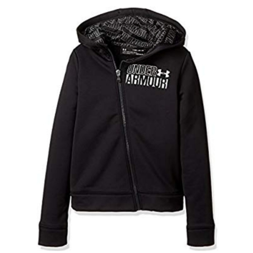 Girls Under Armour fleece zip up hoodie